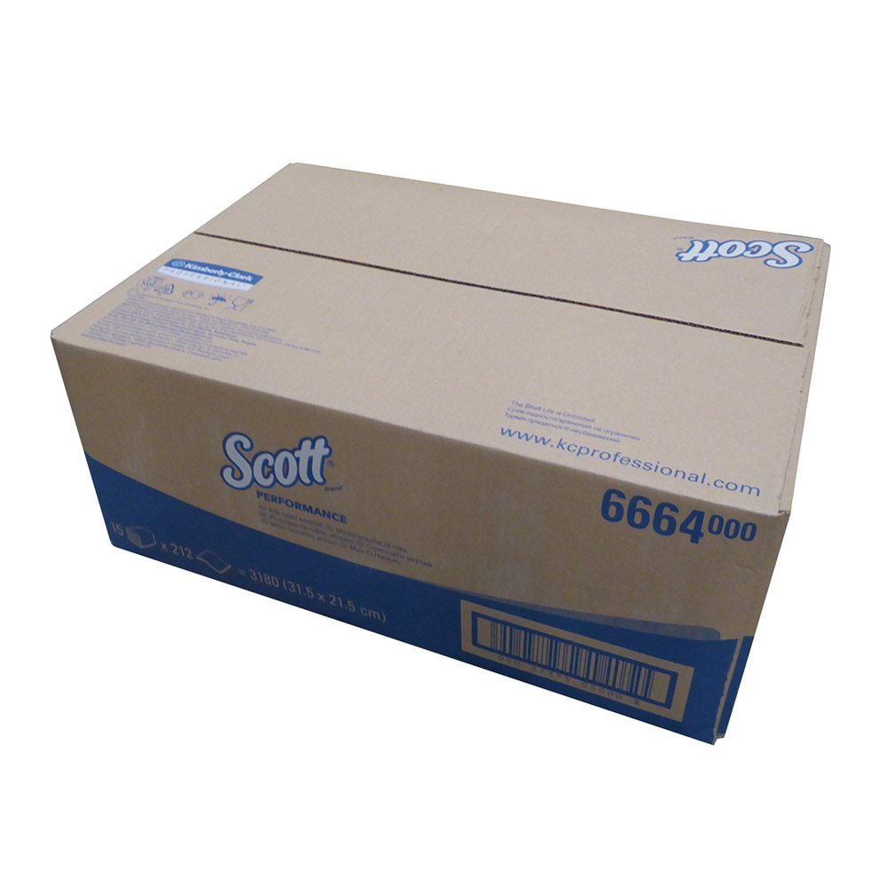 Scott Performance IF hvid 1-lags 31,5 x 31,5, karton