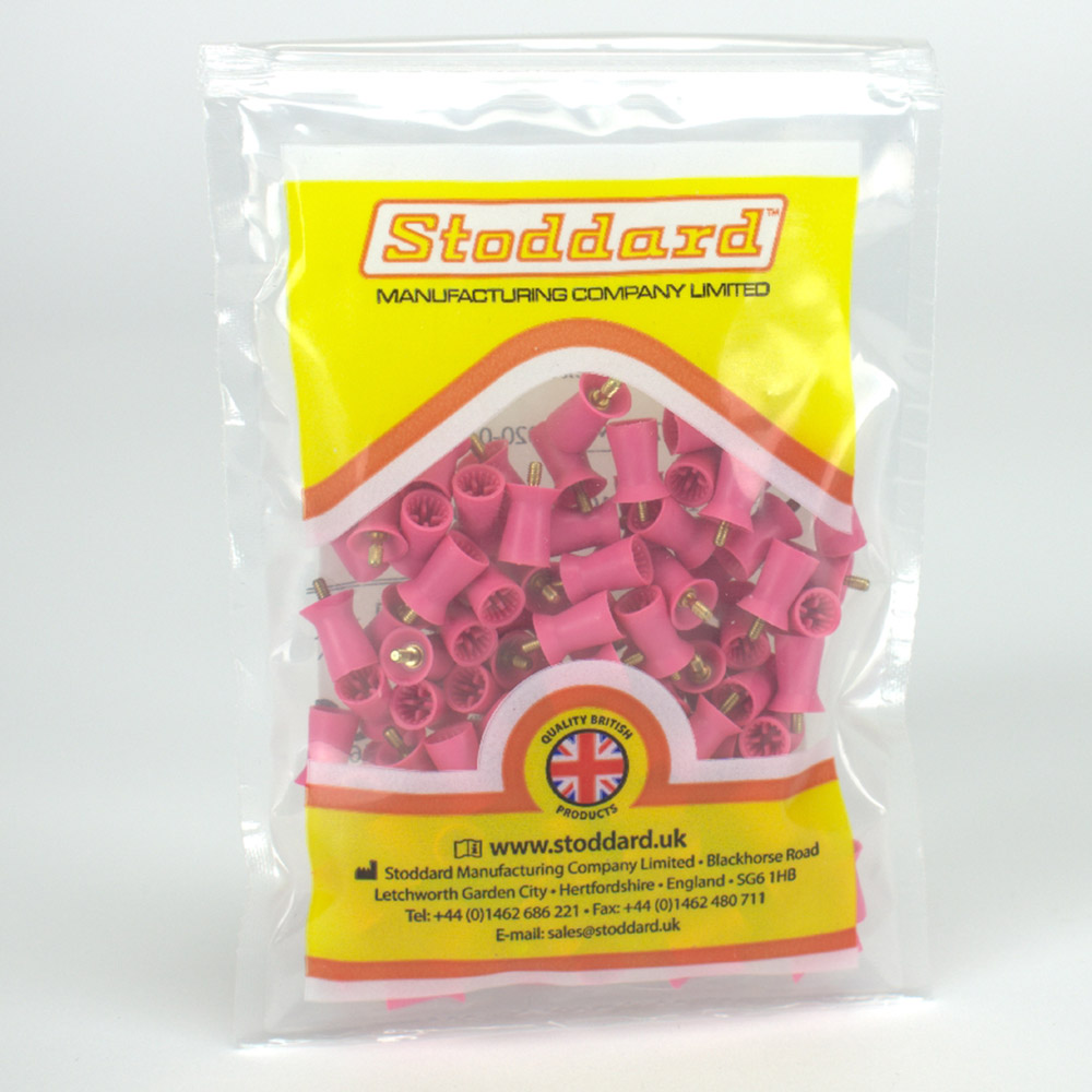 Poleringskopper 4 Web blød Skrue pink, 100 stk.