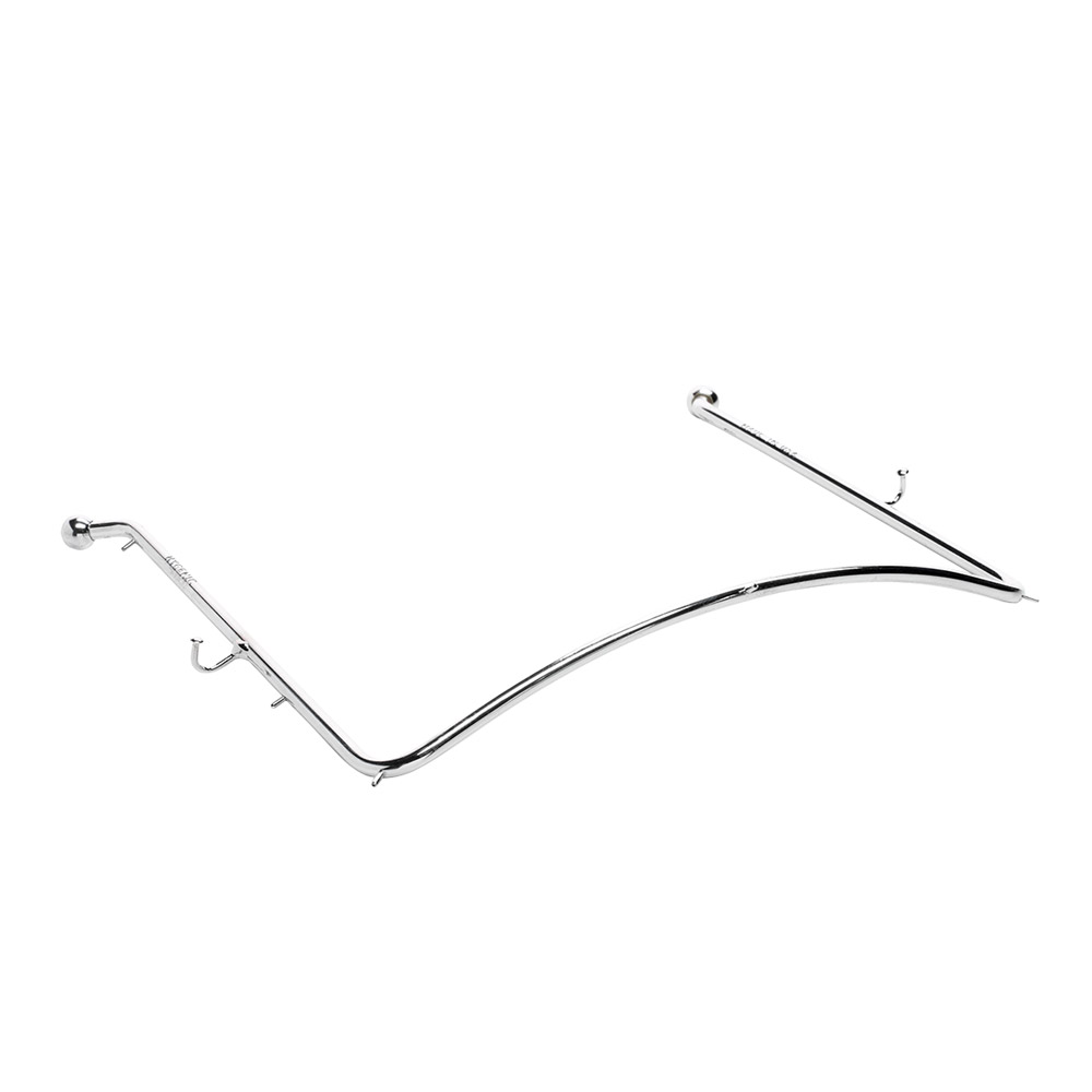 Kofferdamramme 152 mm U-form metal, stk.