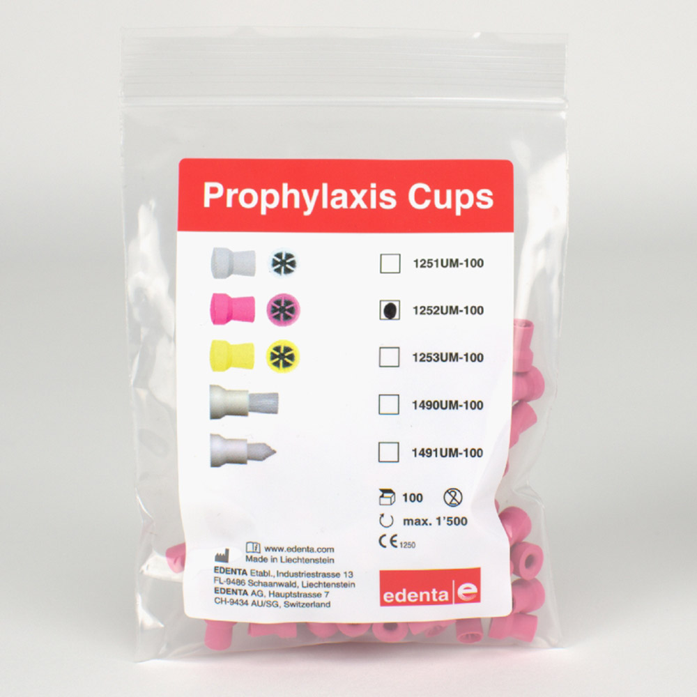 Prophy-polisher uden montering 1252, 100 stk.