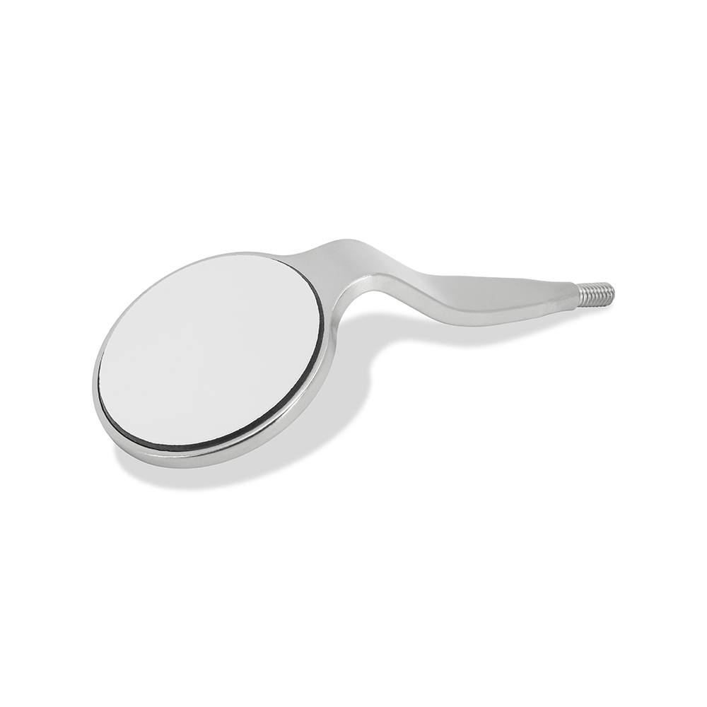 Mundspejl MEGAduo Rhodium 4 plan SS, 6 stk.