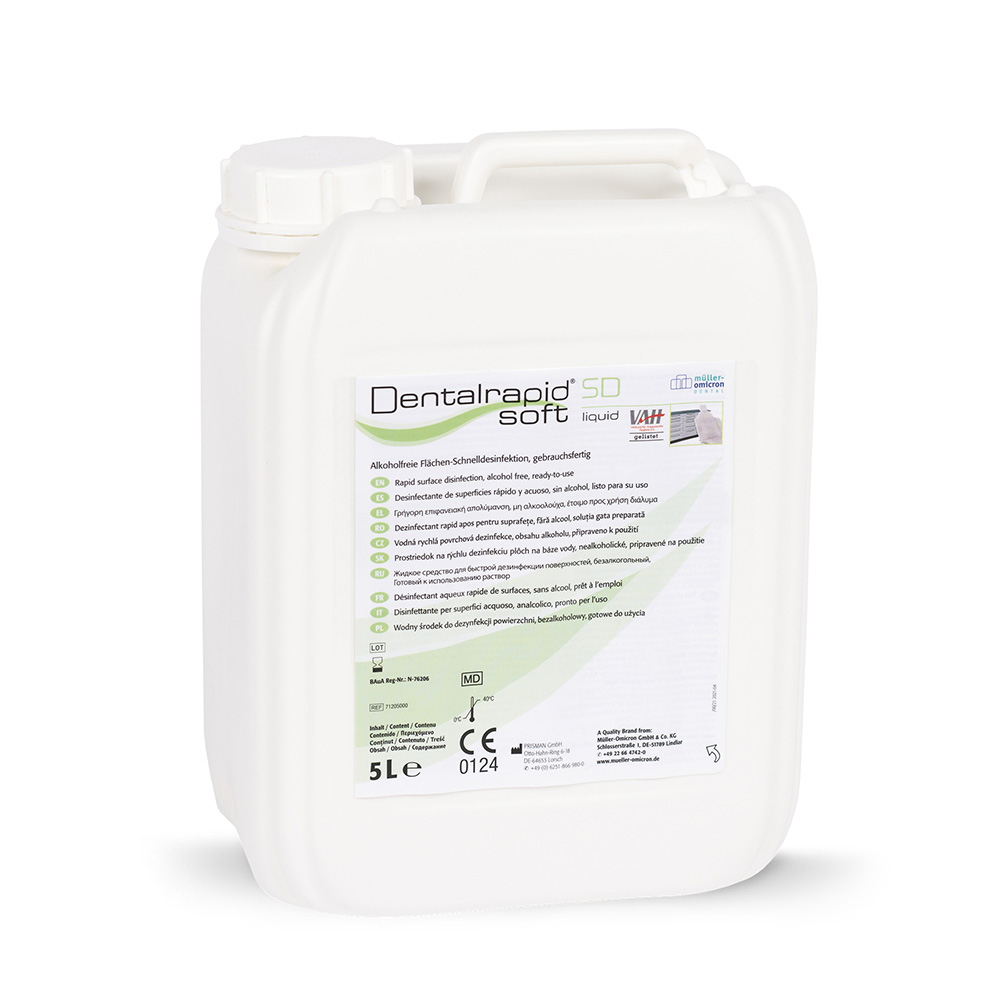 Dentalrapid soft SD væske, 5 L kanister