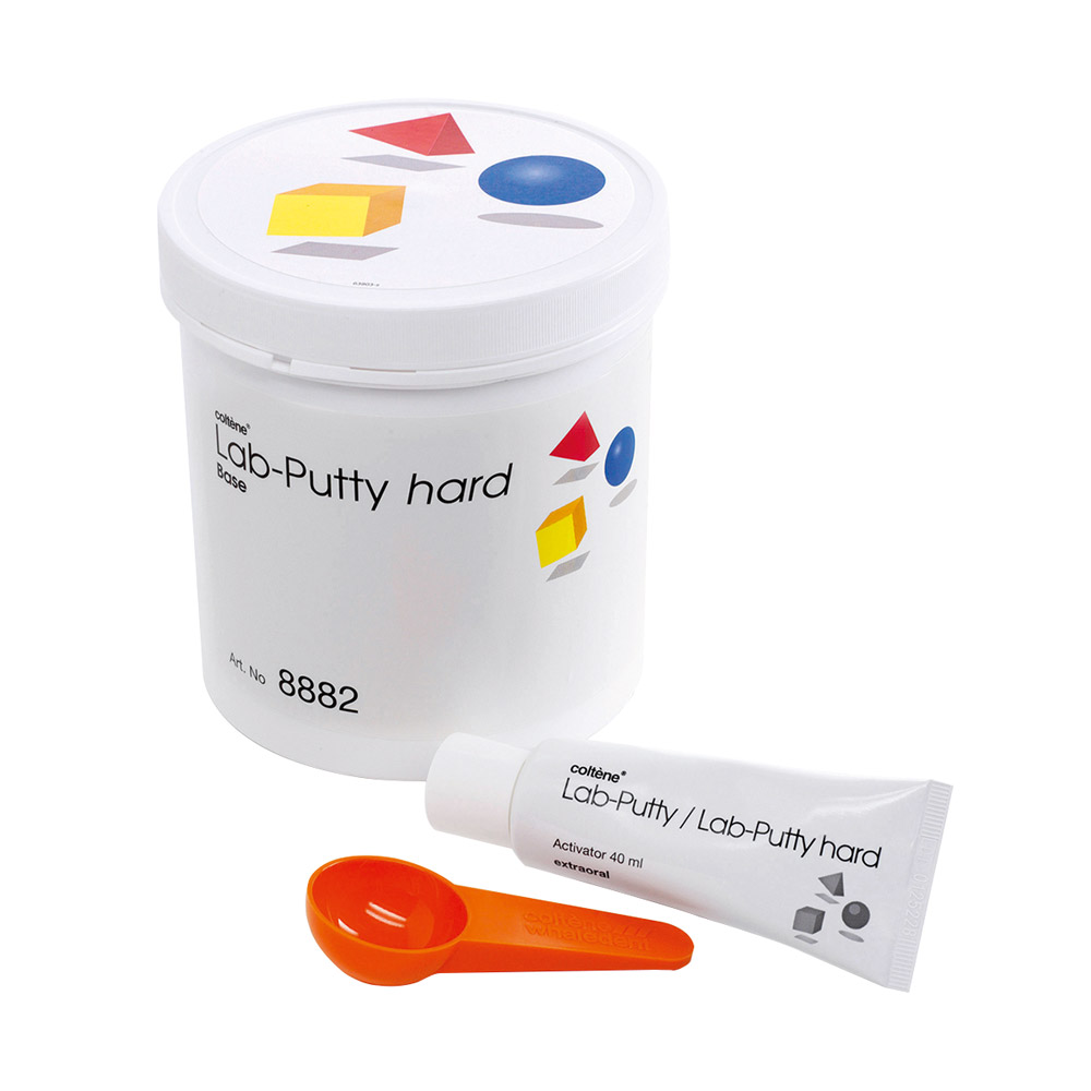 Lab-Putty hård Base+Aktivator 900ml/40ml, Sæt