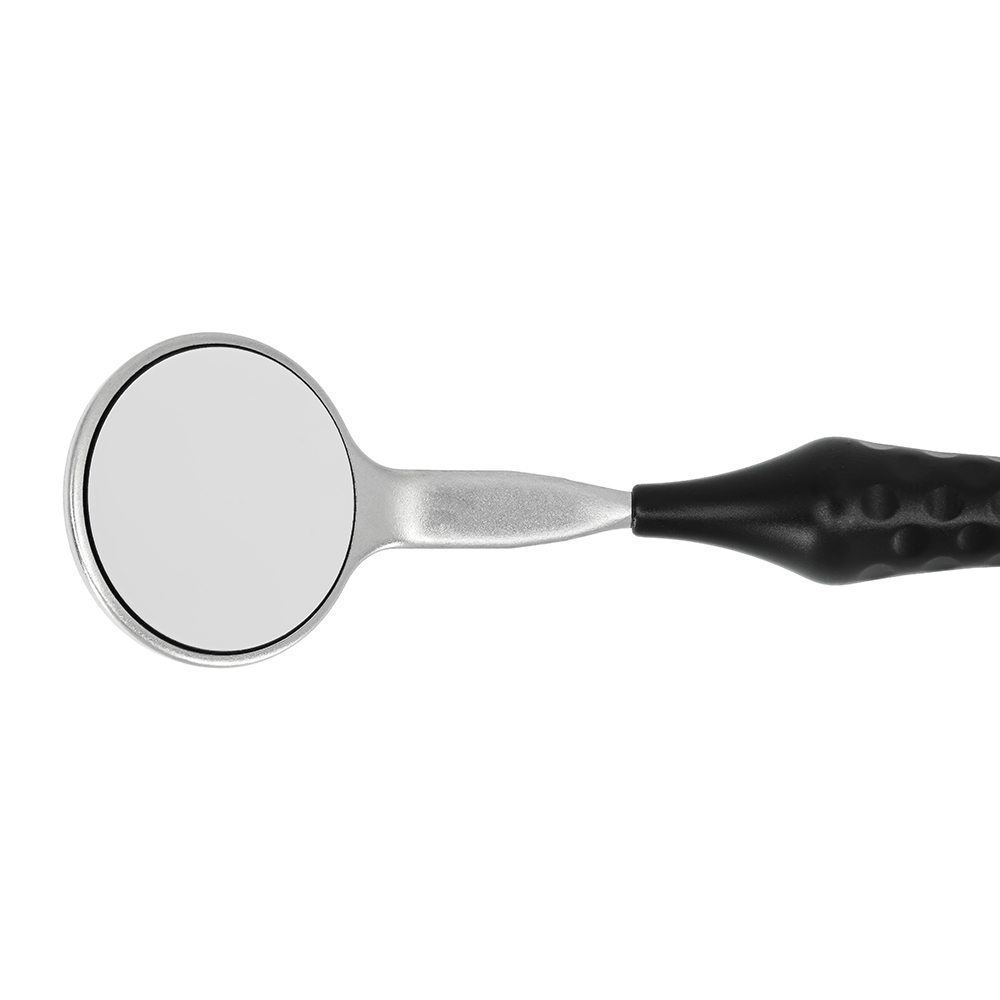 Mundspejl MEGA Rhodium 5 plan SS, 12 stk.