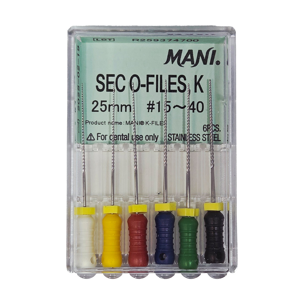 Mani Sec O-Filer H 25 mm Str. 15-40, 6 stk.