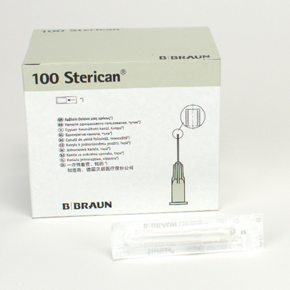 Sterican engangskanyler 0,4 x 25 27G, 100 stk.