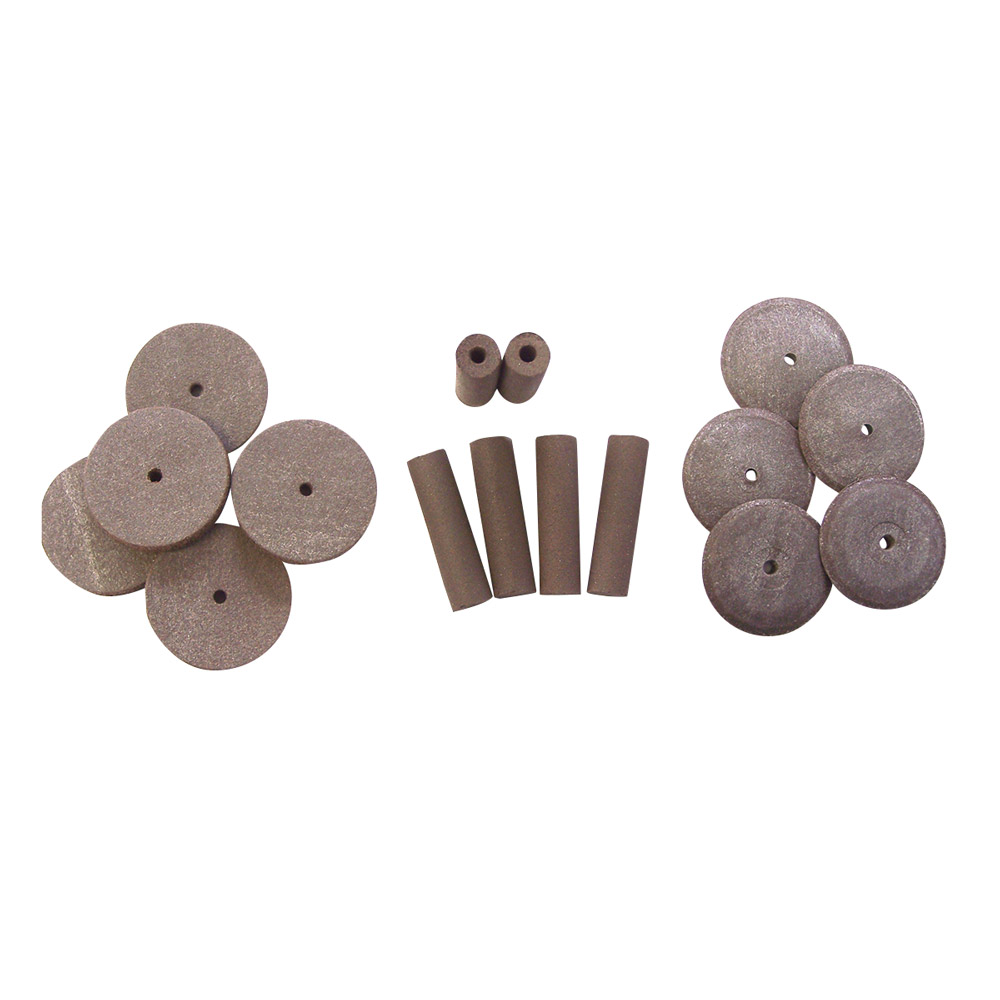 Dedeco gummipoleringsruller, brun, 24 mm, 100 stk.