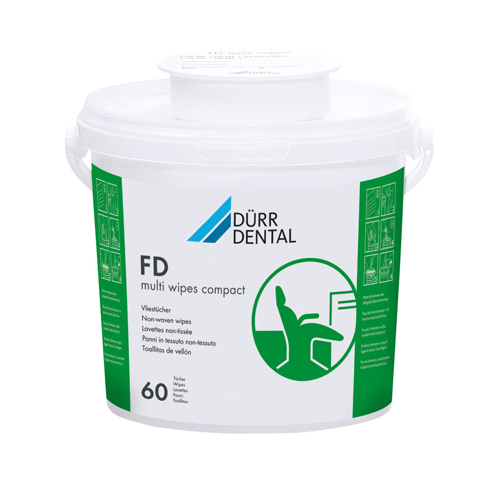 FD multi wipes kompakt 29 x 30 cm, 8 x 60 stk. uden æske