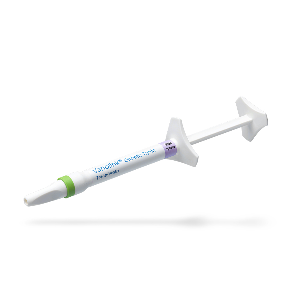 Variolink Esthetic prøveudgave hvid opak, 1,7 g sprøjte