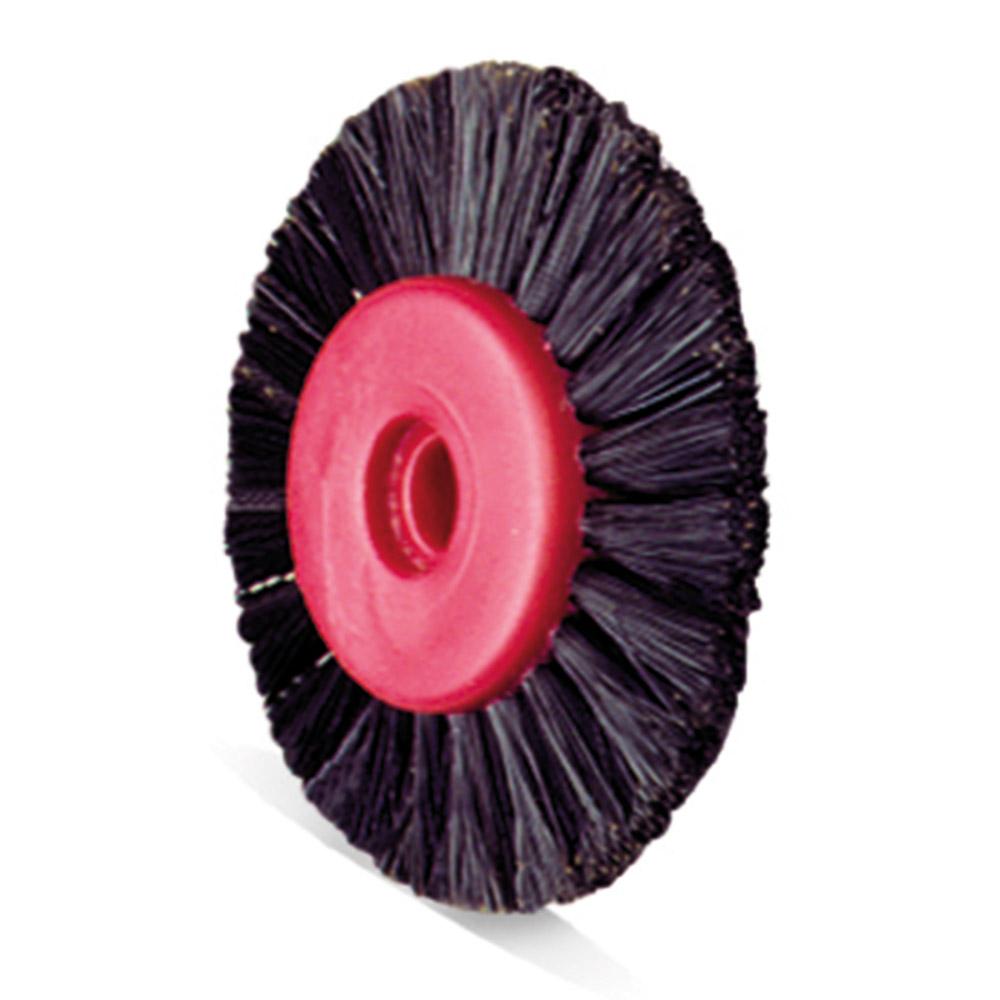 Polérbørste med plastikkerne, 2-radet spids, 50 mm, 12 stk.