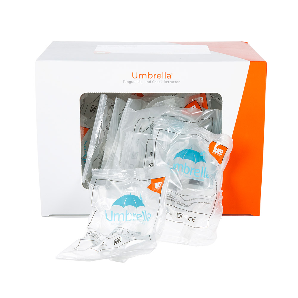 Umbrella Kindtandsprækker medium klar, 40 stk.