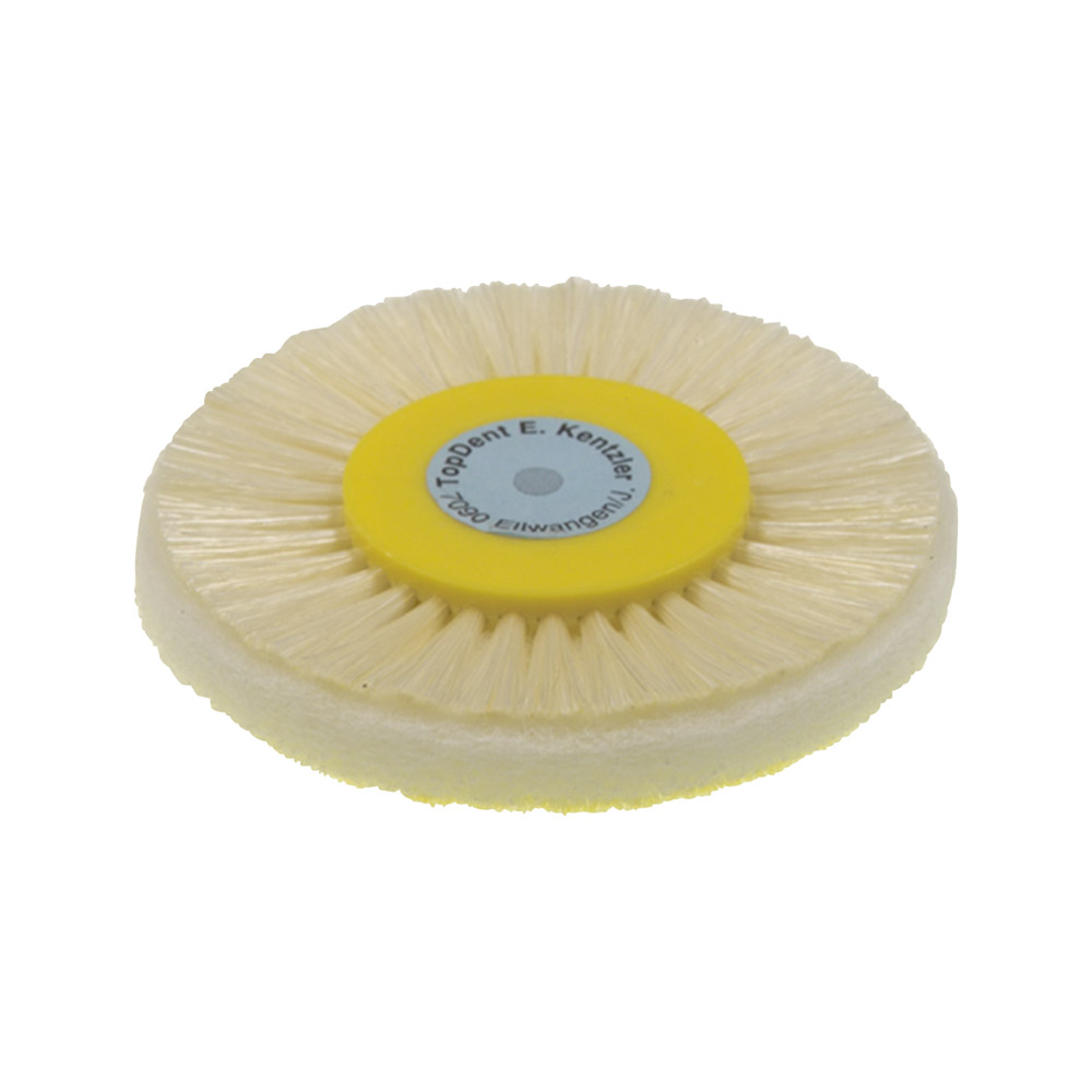 Poleringsbørste med plastikkerne, børster/vlies 80 mm, 12 stk.