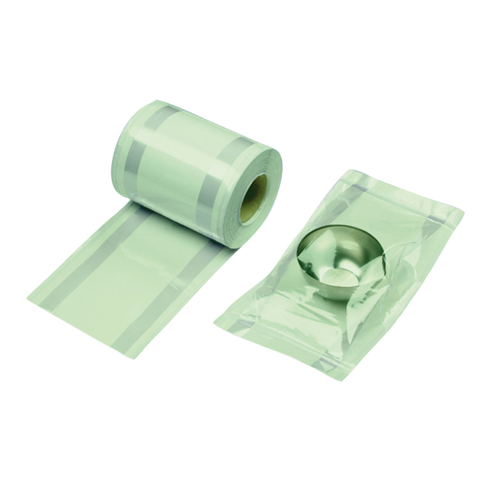 Steriking folie 100 x 50 mm med fold, 100 m rulle