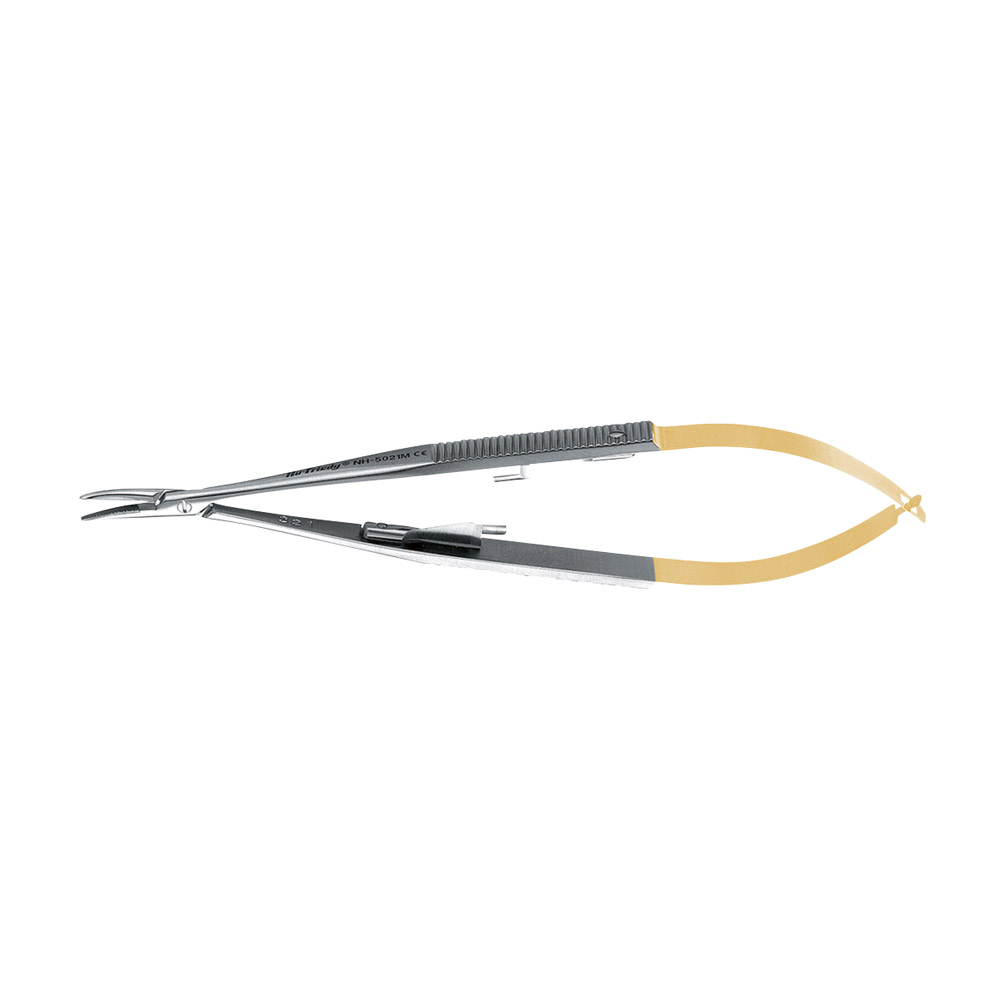 Castrovieja nåleholder PermaSharp buet 14,0 cm, stk.