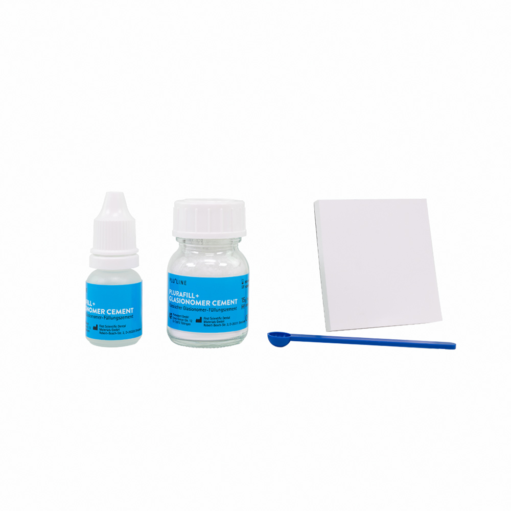Plurafill+ Glasionomer A2 Cement, 15 g + 8 ml