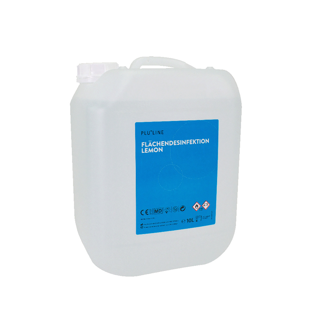 PLULINE Overfladedesinfektion lemon, 10 L