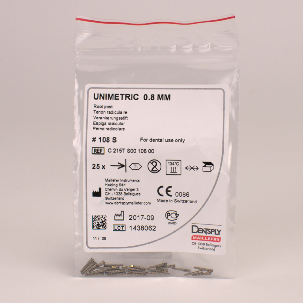 Unimetric Stifter 215T 108S, 25 stk.
