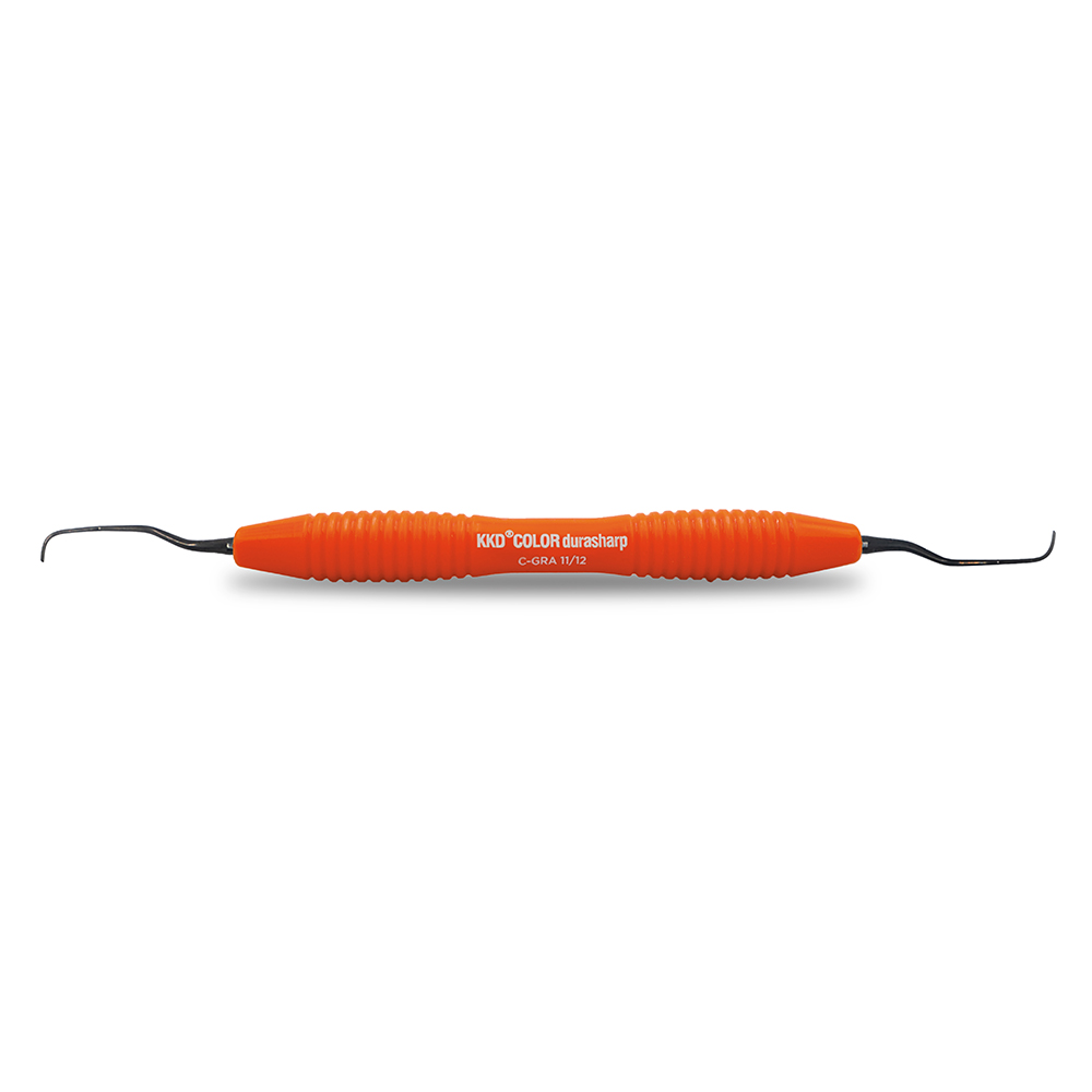KKD COLOR Kürette Gracey durasharp 11-12 orange, stk.