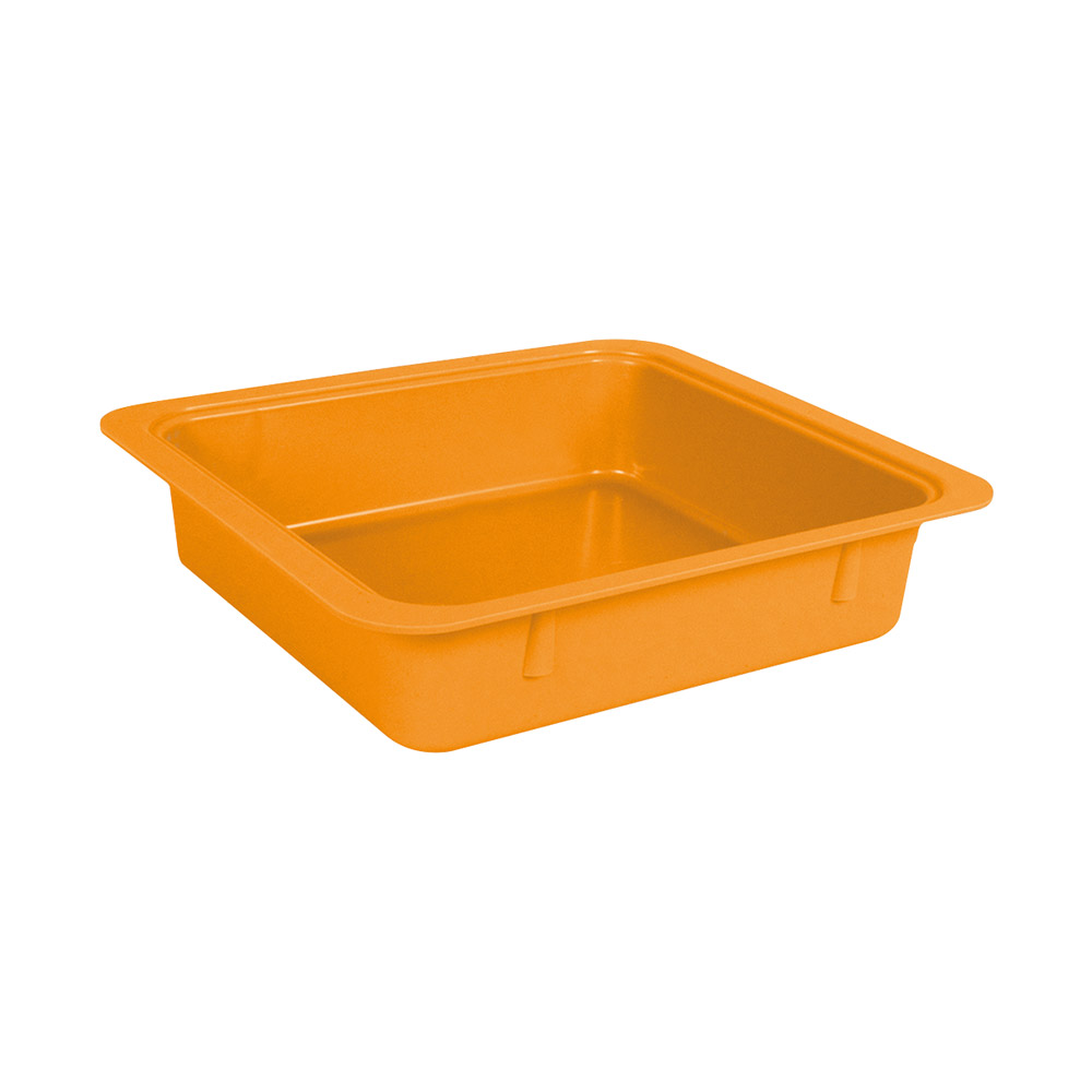 Materialbakke enkelt neonorange, stk.