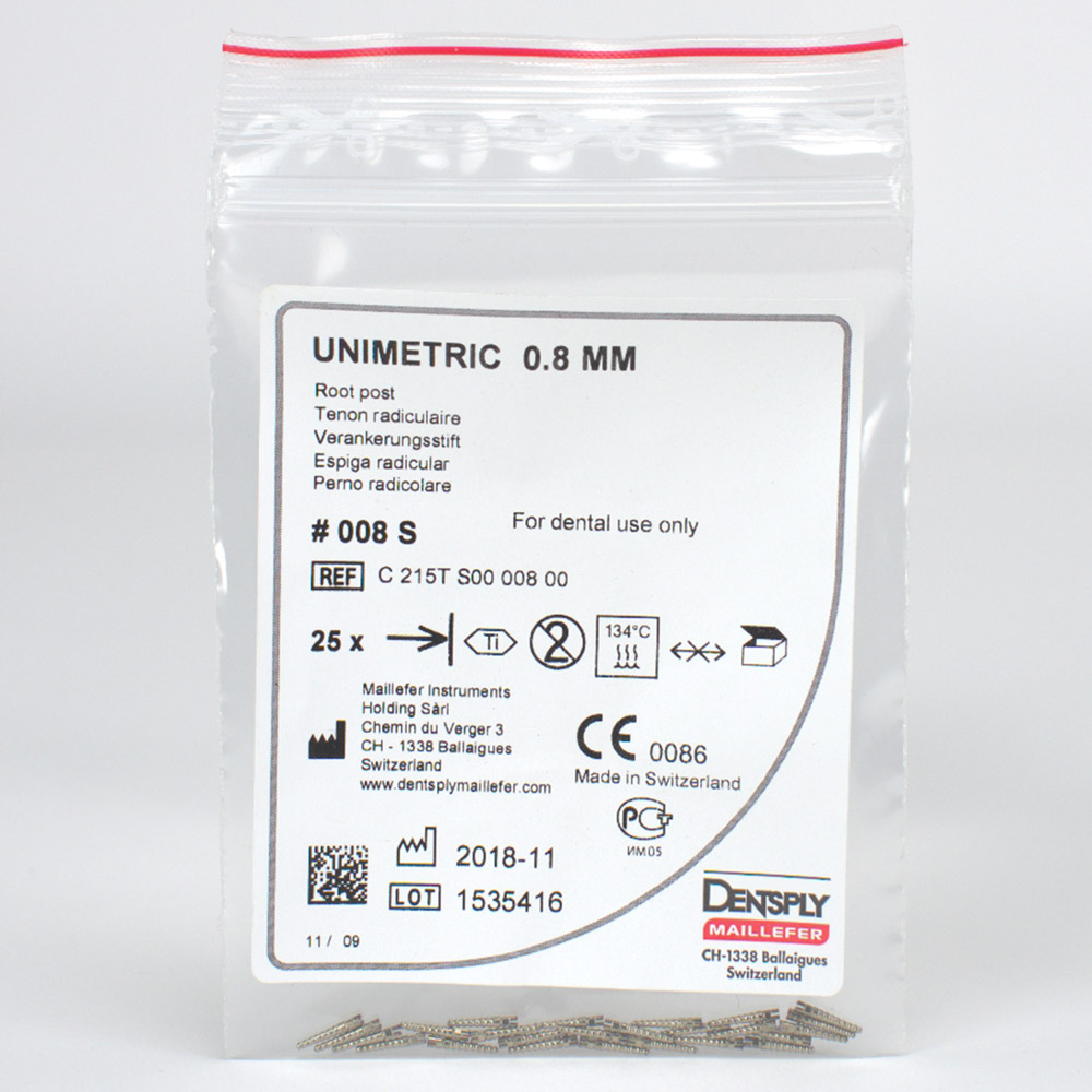 Unimetric Stifter 215T 008S, 25 stk.