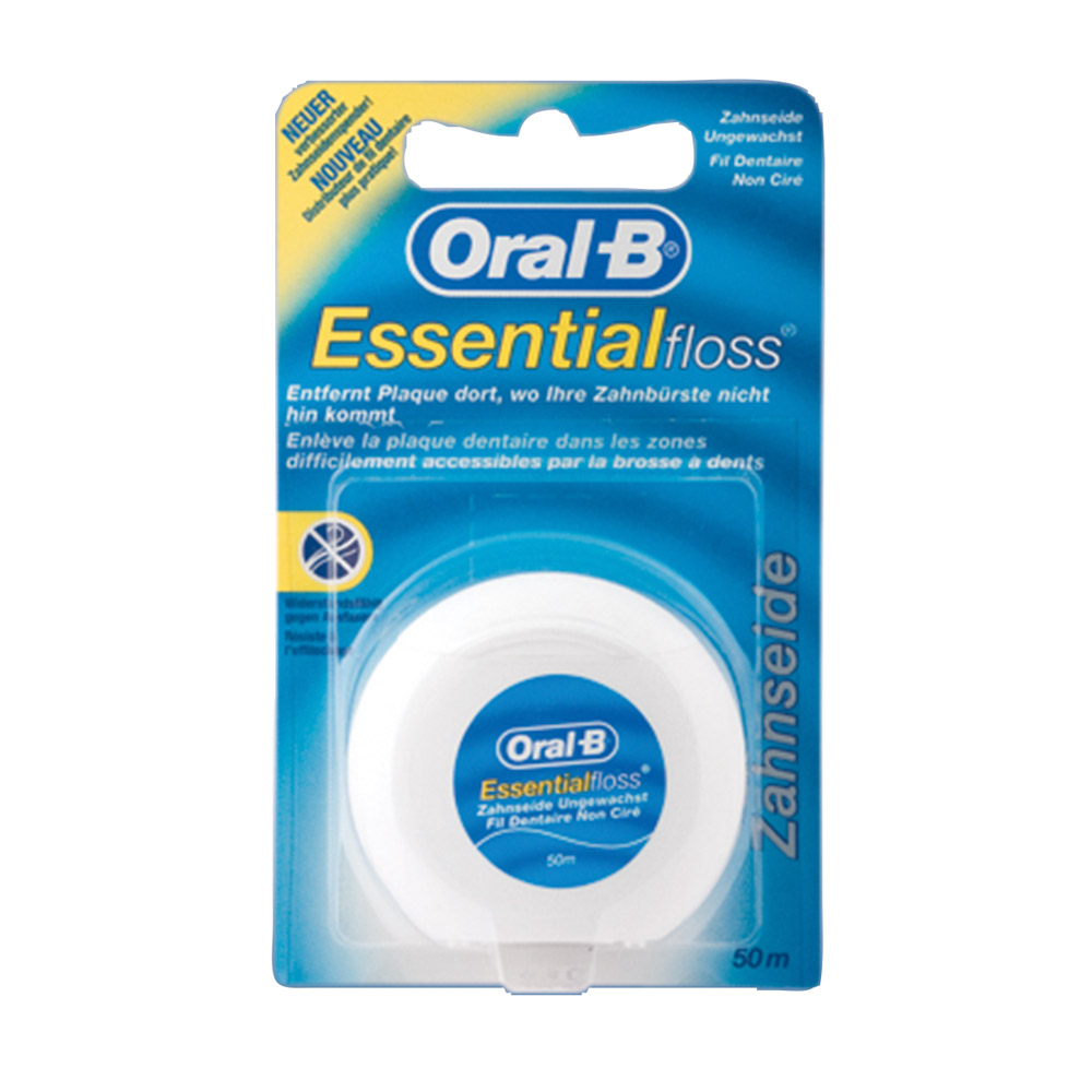 Essentialfloss ubehandlet, 50 m