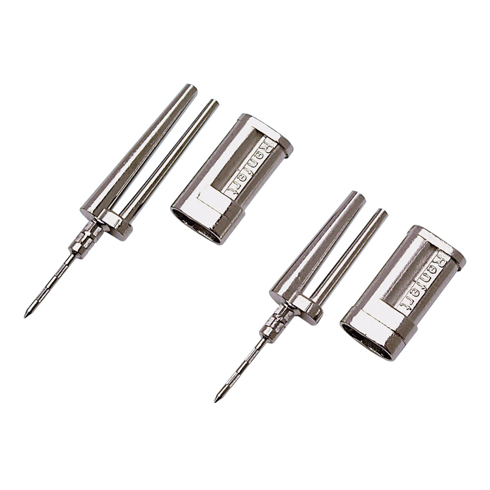 Bi-pin med hylster + stikstift, 100 stk.