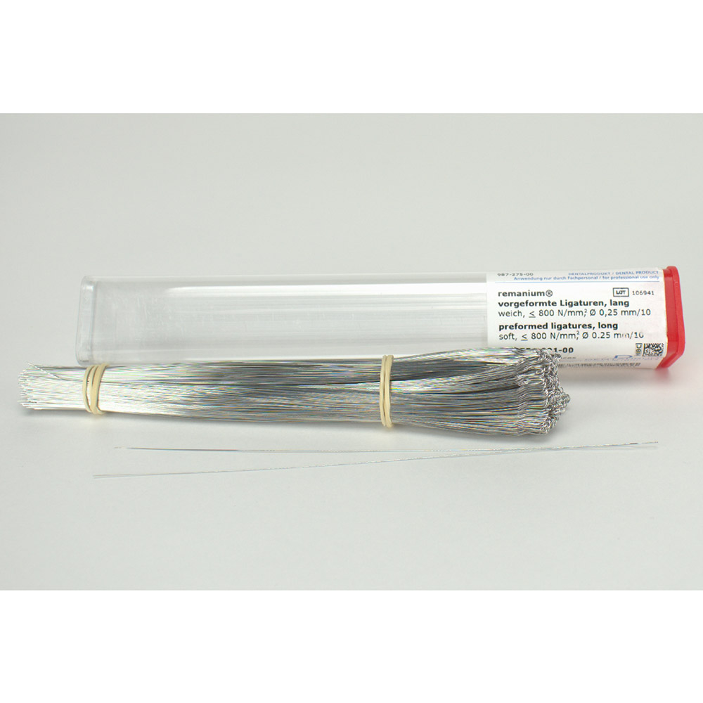 Forformet lang ligatur 0,25 mm, 1000 stk.