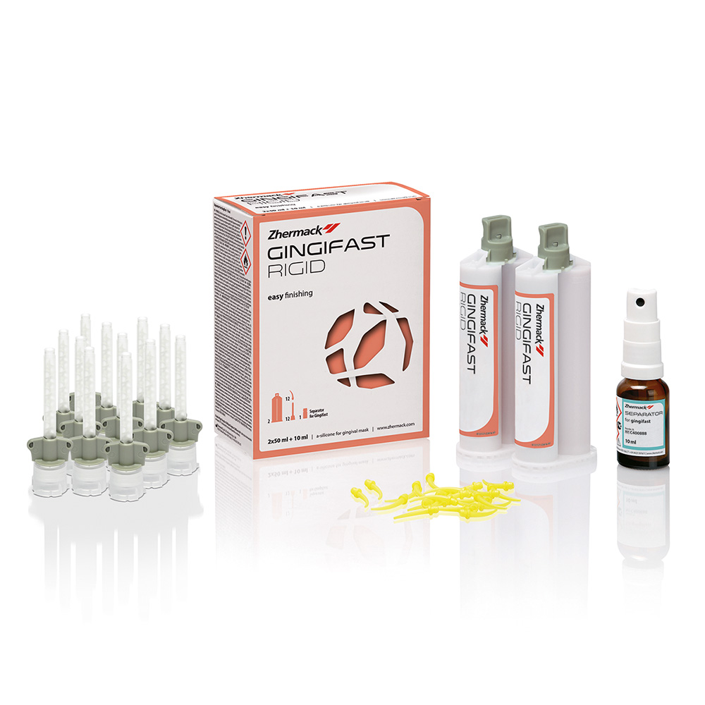Gingifast Rigid, 2 x 50 ml + blandingskanyler