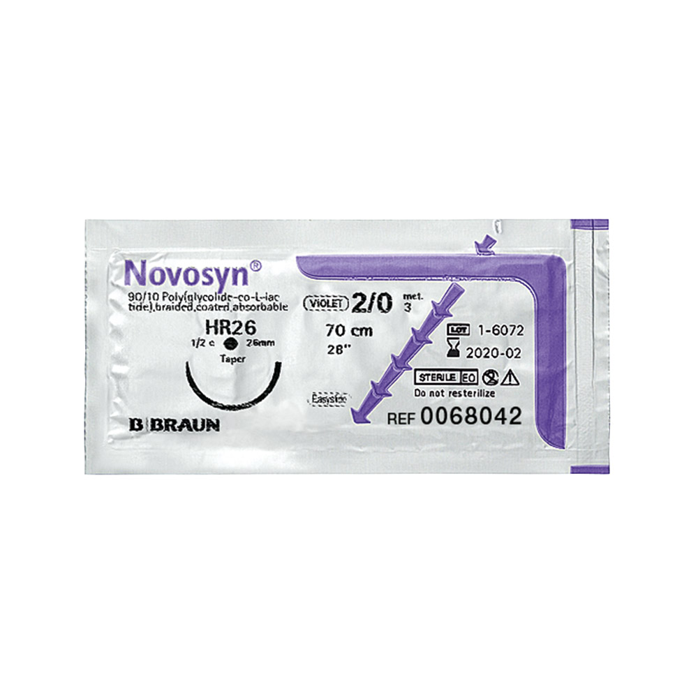 Novosyn violet 4/0 DS-19 45 cm C0068220 (1,5) 3Dtz