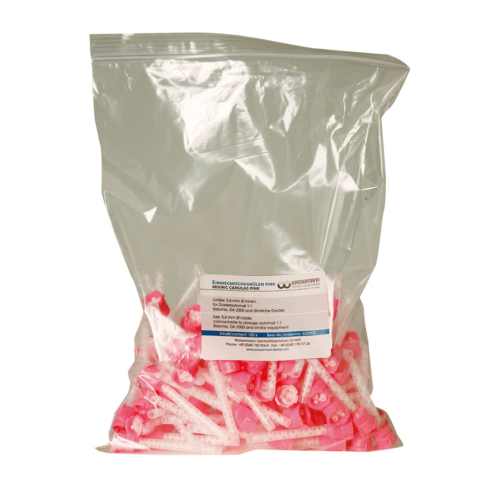 Sidomix blandingsnåle pink, 100 stk.