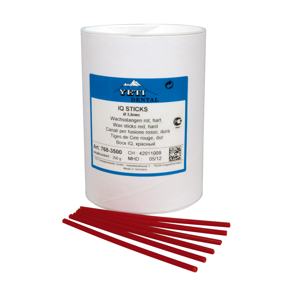 IQ Sticks hård rund 2,5 mm rød, 250 g