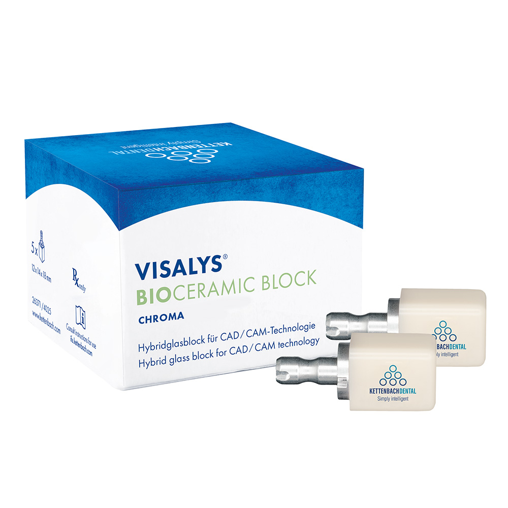 Visalys BioCeramic Block Chroma A0, 5 stk.