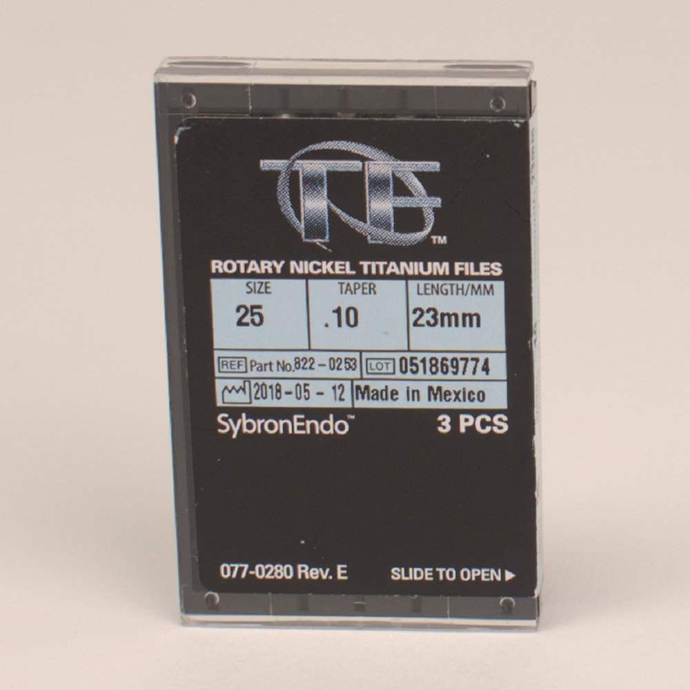 Twisted Files 25/.10 Taper 23 mm, 3 stk.