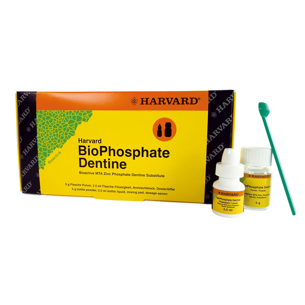 Harvard BioPhosphate Dentin universal HandMix, pakke 5 g / 3 ml