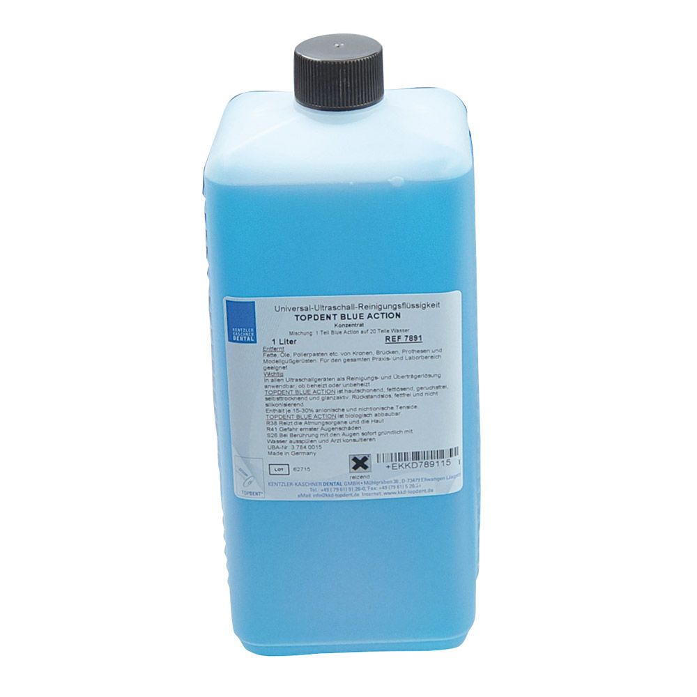 Top Dent blue Action, 1 L flaske