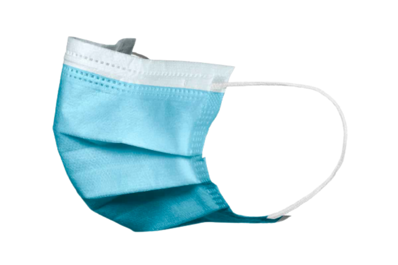 TOP MASK Ultrasafe mundbind blå 3-lags