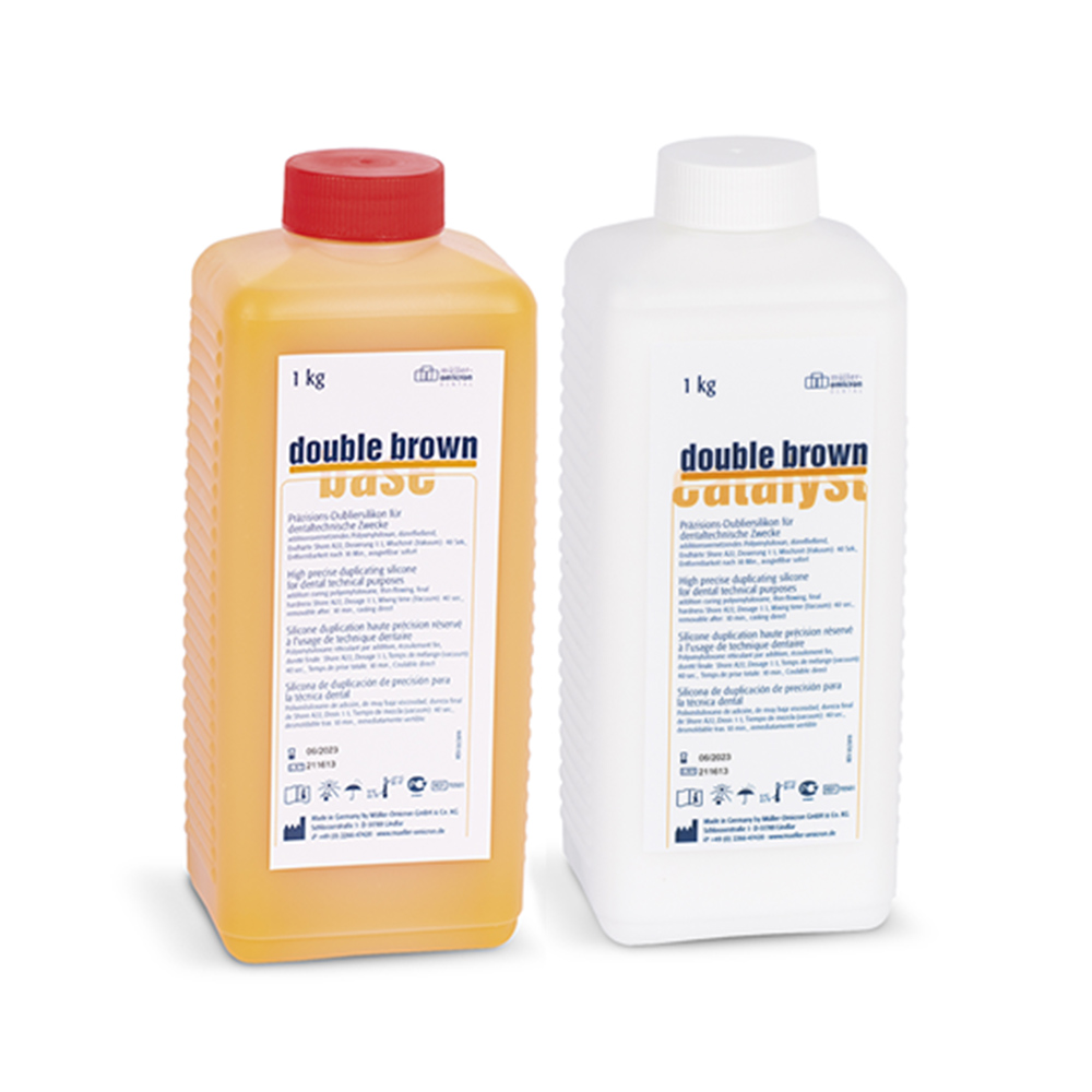 Dobbelt brun base + katalysator, 2 x 1 kg