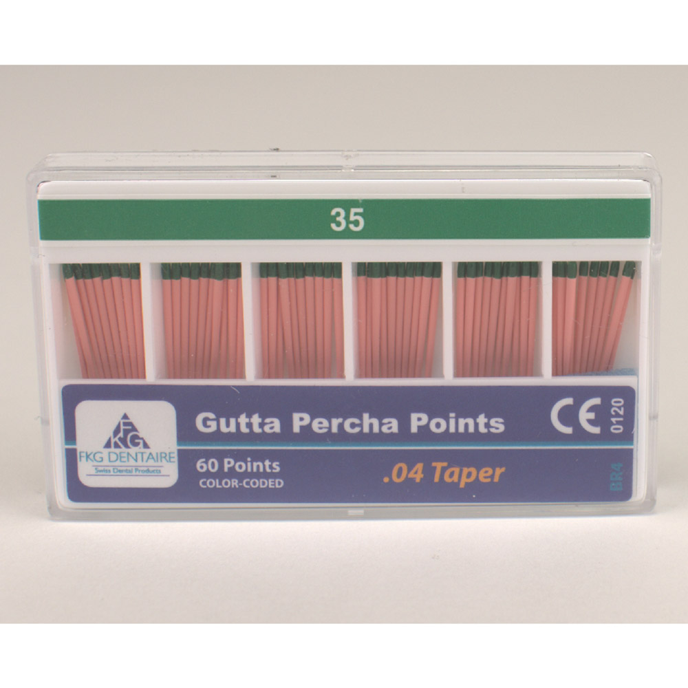 FKG guttaperchapspidser 04. 035, 60 stk.