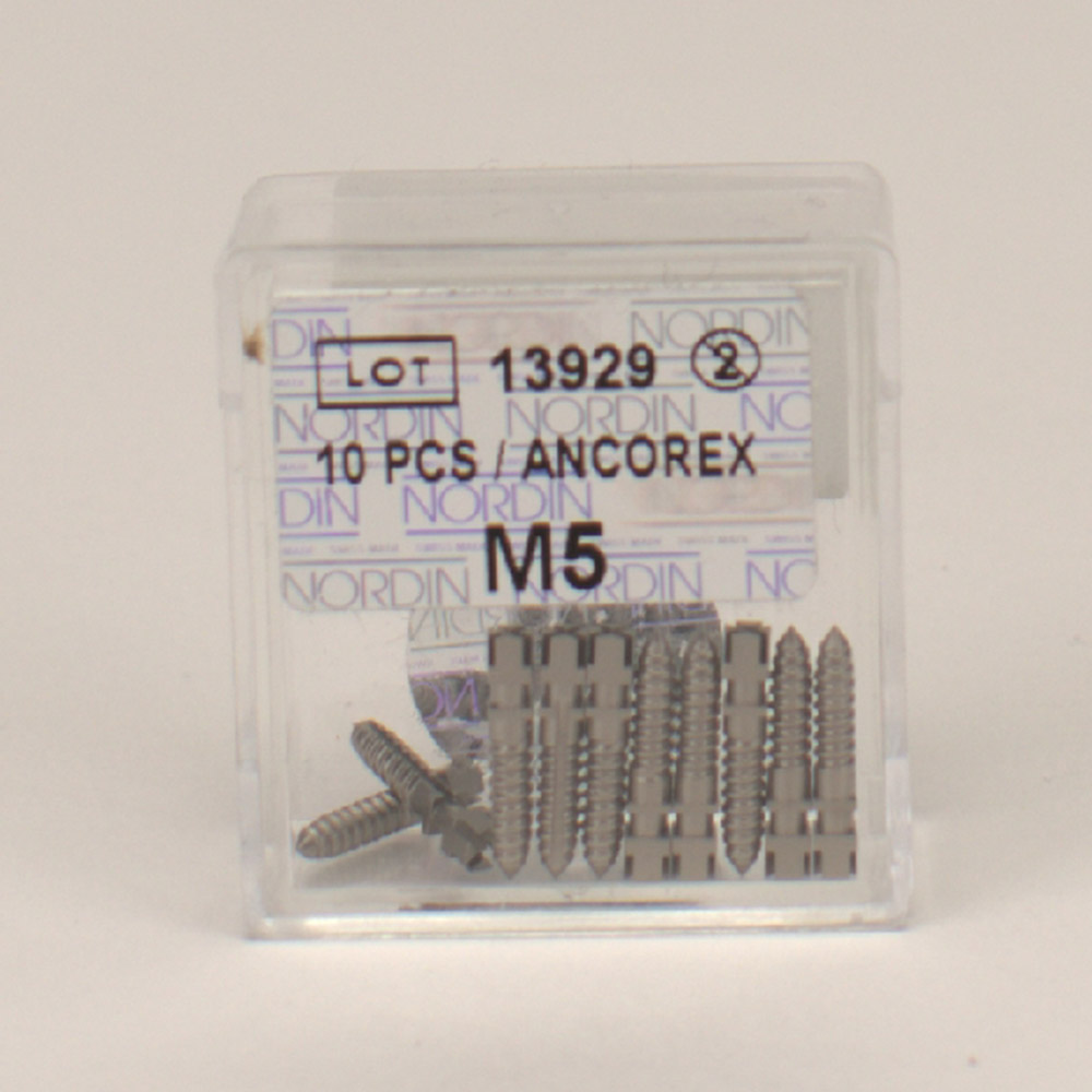 Ancorex Skruepinde M5, 10 stk.