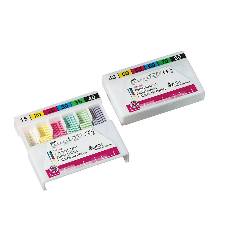 Papirspidser 933 farvet str. 30, pakke med 500 stk.