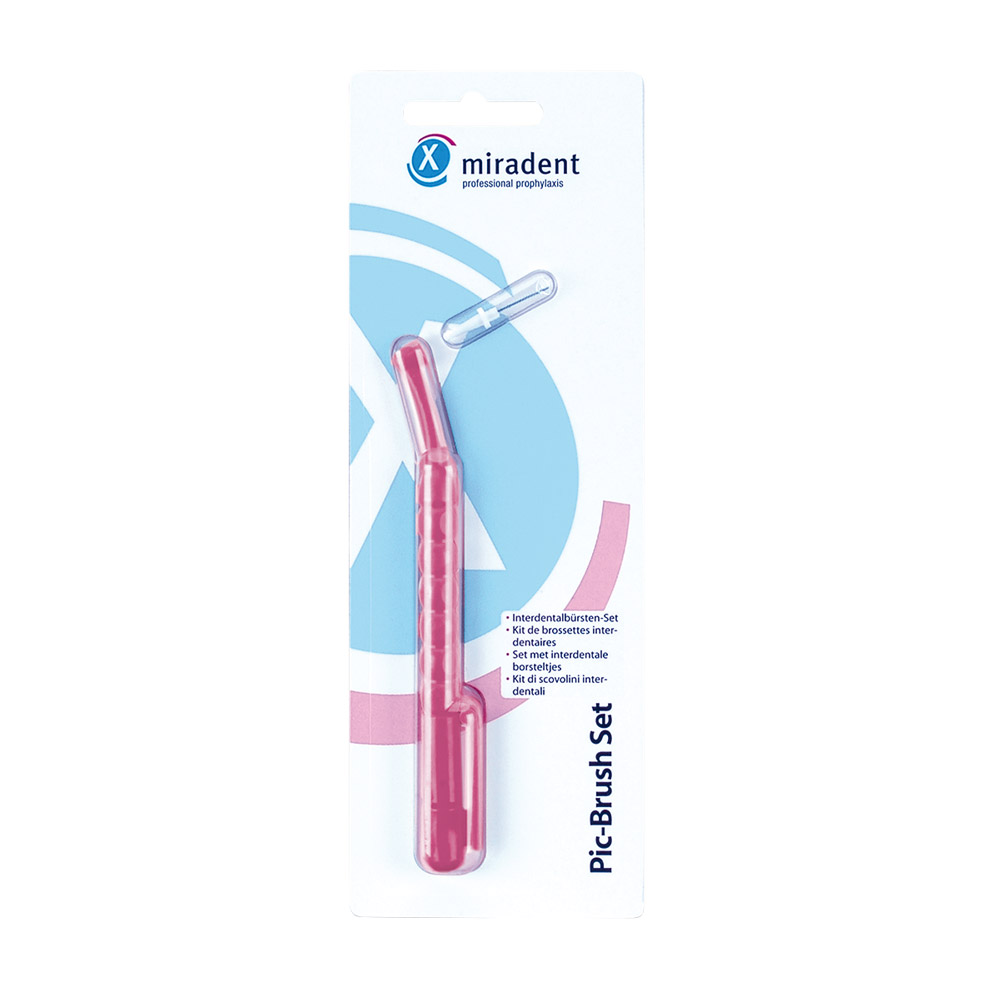 Pic Brush pink transparent, sæt