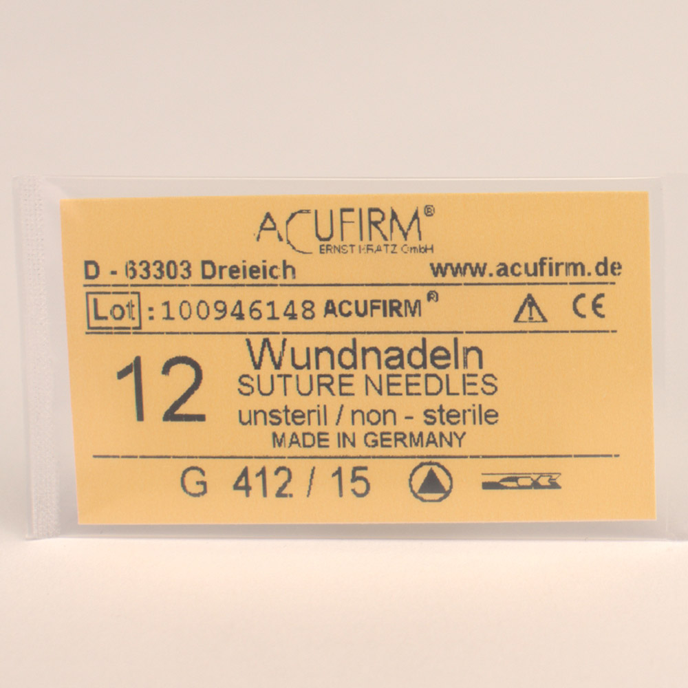 Sårnåle Acufirm G 412/15, 12 stykker