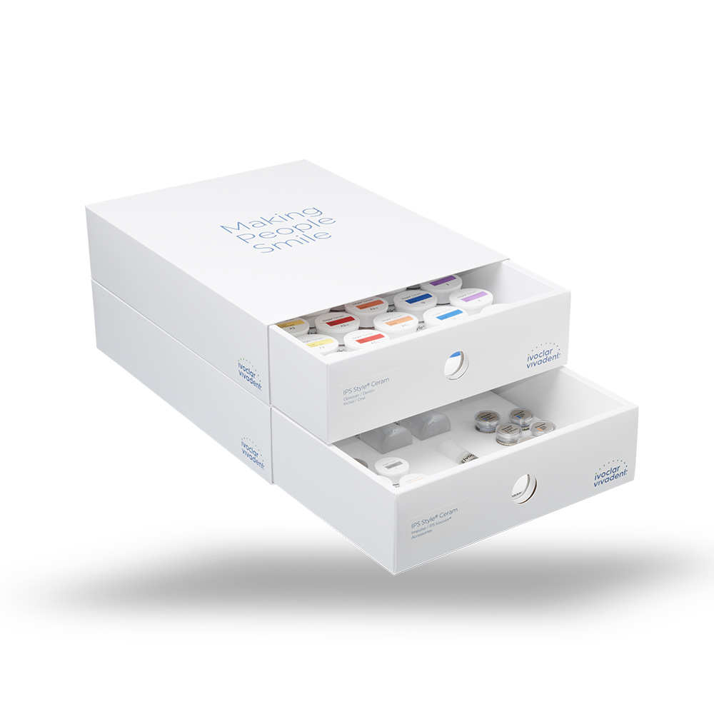IPS Style Ceram Powder Opaquer A-D, startpakke