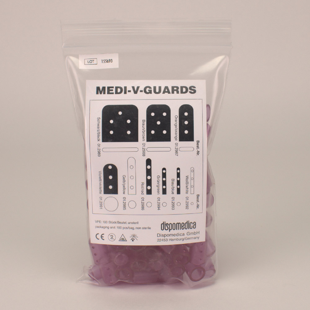 Medi-V-Guards lilla 10,3 mm, 100 stk.
