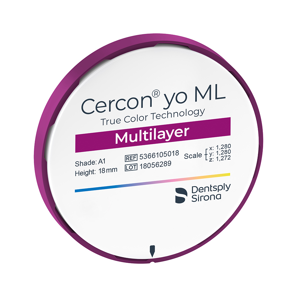 Cercon yo ML Disk 98 x 18 mm A2, stk.
