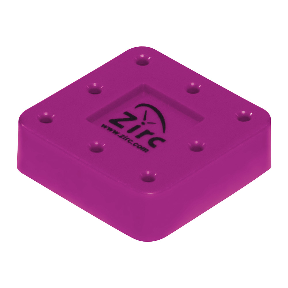 Bur Block 8-huls magnetisk neongrød, stk.