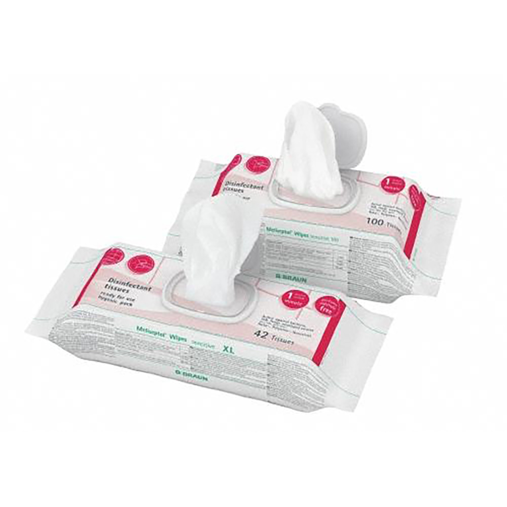 Meliseptol Wipes sensitive XL, 42 stk. flowpack