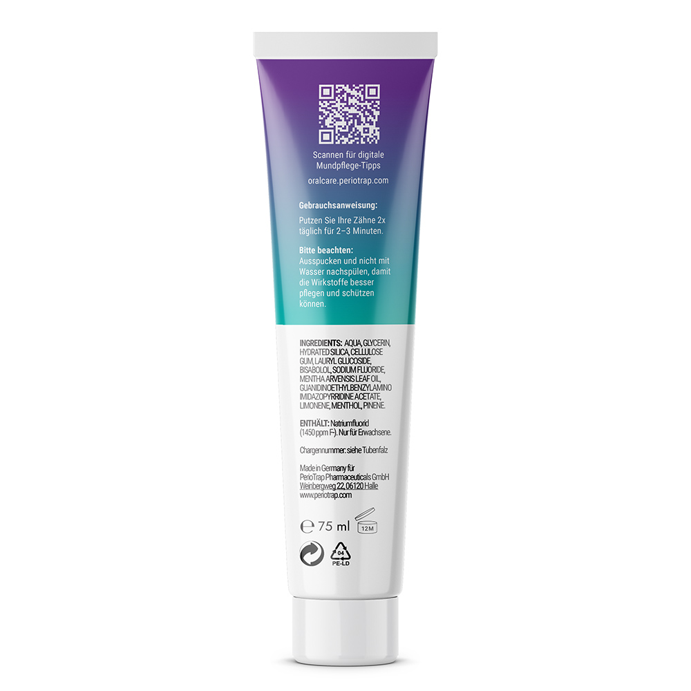 PerioTrap Mikrobiom Tandpasta, 75 ml tube