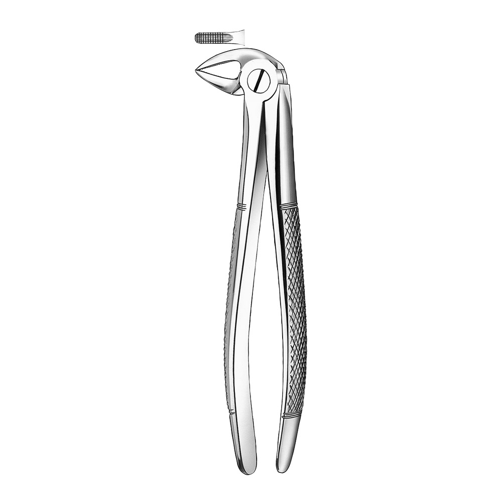 Tandtang figur E33 UK rod, stk.