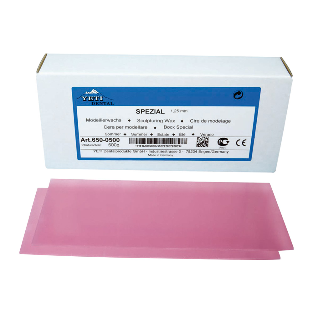 Modelervoksplader special sommer 1,25 mm, 500 g